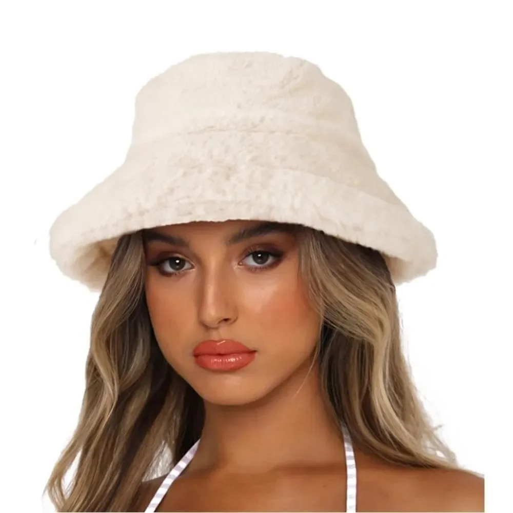 Fur Winter Fuzzy Bucket Hat
